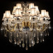 Iron Crystal Lighting with K9 Crystal / Hotel Crystal Chandelier