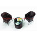 Iron Frame Rattan Outdoor Garden Dining Set (JJ-S466&442)