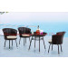 Iron Frame Rattan Outdoor Garden Dining Set (JJ-S473)