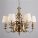 Iron Lighting Fixture with Fabric Decoration (SL2091-6)