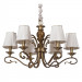 Iron Pendant Lamp Chandelier Light with Fabric Shade (SL2152-6)