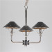 Iron Pendant Lamp Chandelier with Leather Shade (SL2077-3)