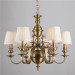 Iron Pendant Light with Fabric Shade (SL2091-6)