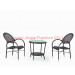 Iron Rattan Leisure Coffee Bistro Wicker Garden Dining Table (JJ-S432&583)