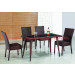 Iron Rattan Leisure Coffee Lounge Table and Chair (JJ-S660&565)