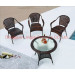 Iron Rattan Outdoor Balcony Wicker Leisure Furniture (JJ-S440&552)