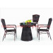 Iron Steel Wicker Leisure Garden Dining Furniture (JJ-S321&567)