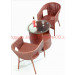 Iron Steel Wicker Leisure Garden Dining Furniture (JJ-S442)