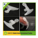 Kitchen Essential Finger Protector Smile Face Knife Cut Vegetable Hand Guard