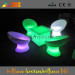 LED Color Chair Movable Outdoor Lighting Furniture