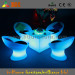 LED Lights Hotel Plastic Chair