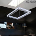 LED Rectangle Crystal Chandelier Lamp