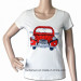 Ladies Fashion Sequin Embroidered T Shirt (HT2381-1)