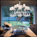 Large Hall Contemporary Crystal Ceiling Lighting (S-377-8+4)