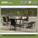 Latest Design Magic Rattan Patio Outdoor Modern Dining Set