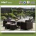 Latest Design Modern Magic Rattan Outdoor Furniture Dining Table Set