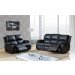 Lazy Boy Microfiber Sofa, Bonded Leather Recliner Sofa (A-3705)