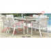 Leisure Dining Rattan Garden Modern Patio Flowers Table for Outdoor