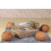 Leisure Home Furniture Dining Table Set Rattan Furniture
