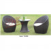 Leisure Modern Outdoor Patio Dining Rattan Tea Table for Garden