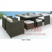Leisure Outdoor Patio Rattan Modern Garden Furniture Chair Table