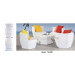 Leisure Rattan Garden Dining Modern Patio Bar Table for Outdoor