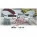 Leisure Rattan Patio Outdoor Modern Dining Bar Table for Garden