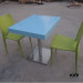 Light Blue Artificial Stone Commercial Table Top /Kitchen Bar Table