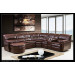 Living Room Products Corner Sectional Reciner Leather Sofa Suit