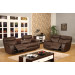 Living Room Products Recliner Leather Sofa with Folding Table Cupholder