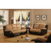 Living Room Sofa Love Recliner Microfiber Fabric Sofa Set