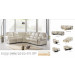 Living Room Sofa with Sofa Bed (E-8006S)