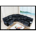 Living Room Sofas Corner Electronic Reclining Leather Sofa Set