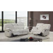 Living Room Sofas Reclinable White Bonded Leather Sofa Promiton Sales