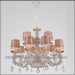 Long Life Project Hanging Lamp Lighting with Fabric Shades