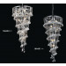 Luxury Chinese Crystal and Carbon Steel Pendant Chandelier Light (1064S1)