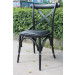 Metal Corss Back Restaurant Chair Party Chair Bar Chairs
