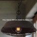 Metal Simple Hanging Pendant Lamp Lighting in Antique Black