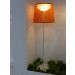 Modern Aluminium+ PMMA+Fiber Floor Lamp White Fabric Lampshade (2158F2)