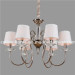 Modern Art Chandelier Lamp with Fabric Shade (SL2046-6)