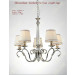 Modern Crystal Pendant Light with Fabric Shade (SL2010-5)