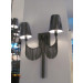 Modern Decorative Hotel Pearl Black Fabric Wall Light (1110W)