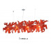 Modern Design Diningroom Pendant Lamp Red (745S2-4)