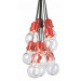Modern Design Glass Pendant Lamp with 10 Holder (MD4119S-10R)