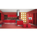 Modern Design High Gloss Kitchen Cabinet (ZHK-001)