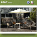Modern Garden Plastic Wooden Furniture High Outdoor Aluminum Wood Furniture