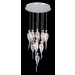 Modern Glass Chrome Metalware Ceiling Light (MD4152-16CL)