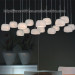 Modern Home Jade Glass Hanging Pendant Lamp Light for Resturant