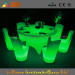 Modern Illumiated Plastic Table LED Bar Table Furniture