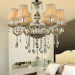 Modern Luxury Crystal Pendant Candle Chandelier